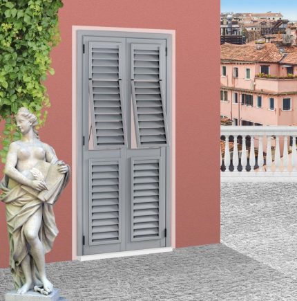 Persiana Floren Telaio stecca fiorentina da 90 mm con sportello apribile